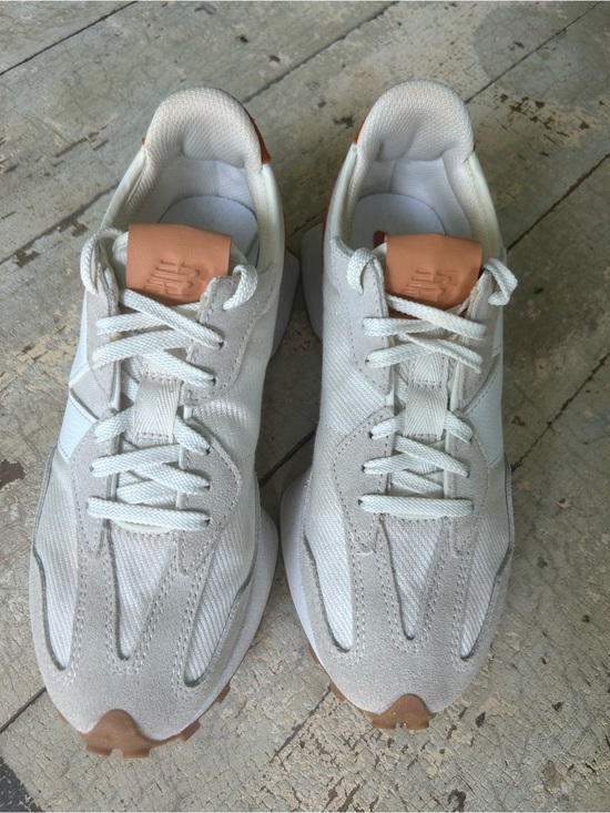 New Balance Shoes - New Balance 327 women's Cream and Tan Retro Running Sneakers